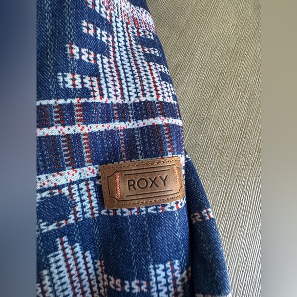 Roxy SNOW Junior's Frost Printed Fleece Jacket -XS - Picture 6 of 6